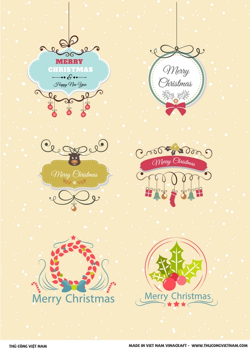 Giấy scrapbook giáng sinh 23